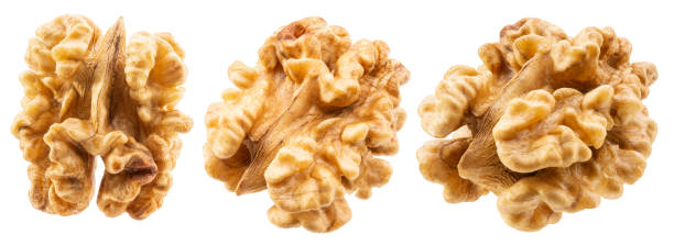 istock collection of walnuts without shell isolated on a white background 1182614588