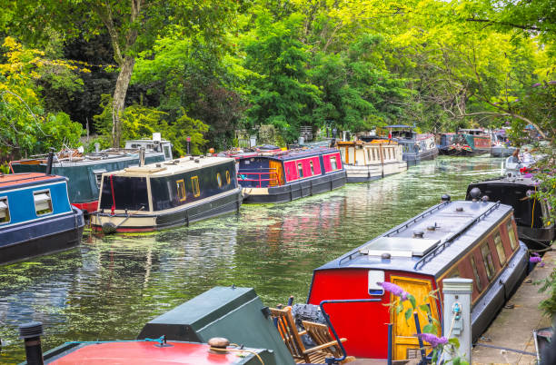 Regent's canal, Little Venice in London Regent's canal, Little Venice in London, UK little venice london stock pictures, royalty-free photos & images