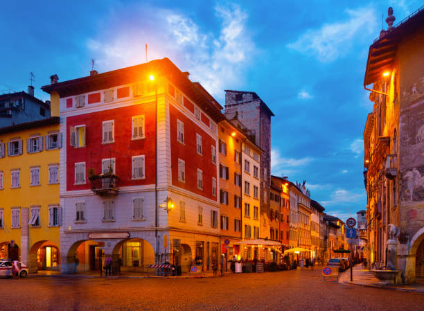 istock Piazza Duomo in evening, Trento, Italy 1182616696