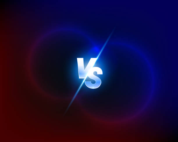 istock Versus game cover, banner sport vs, team concept. 1182617622