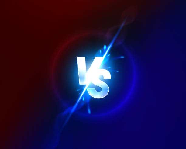 istock Versus game cover, banner sport vs, team concept. 1182617626