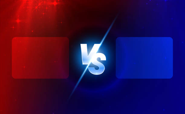 istock Versus game cover, banner sport vs, team concept. 1182617630