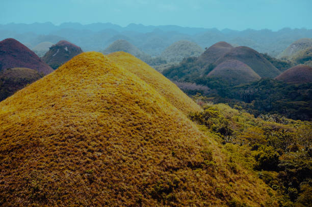 istock Chocolate hills in Bohol, some Clouds in Background, Philippines 1182617724