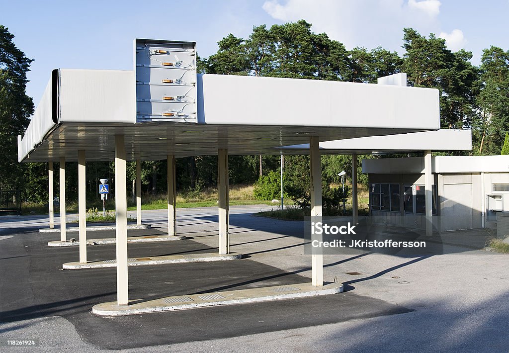 Posto de Gasolina out of business - Royalty-free Abandonado Foto de stock