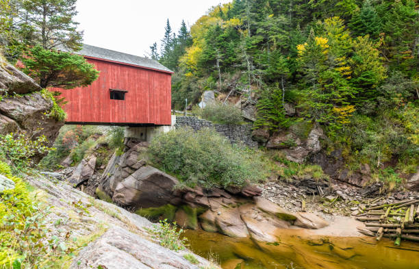 istock Point Wolfe Covered Bridge in New Brunswick, Canada 1182625269