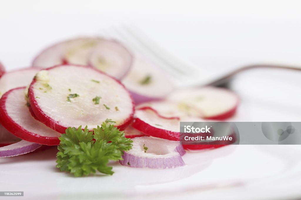 Close-Up de salada de rabanete - Foto de stock de Afiado royalty-free