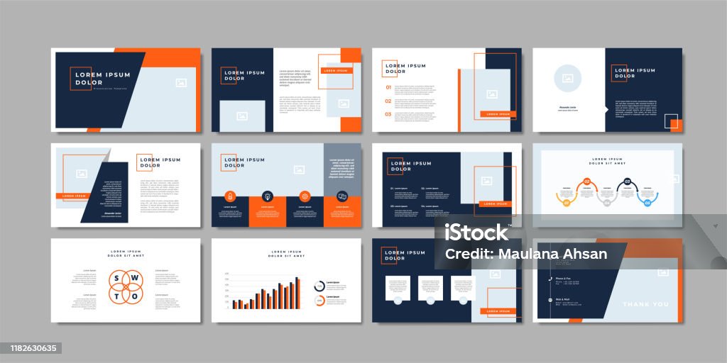 Modèle de présentation minimal de diapositives d'affaires. modèle de présentation d'entreprise. - clipart vectoriel de Modèle de base libre de droits Modèle de présentation minimal de diapositives d'affaires. modèle de présentation d'entreprise. - clipart vectoriel de Modèle de base libre de droits