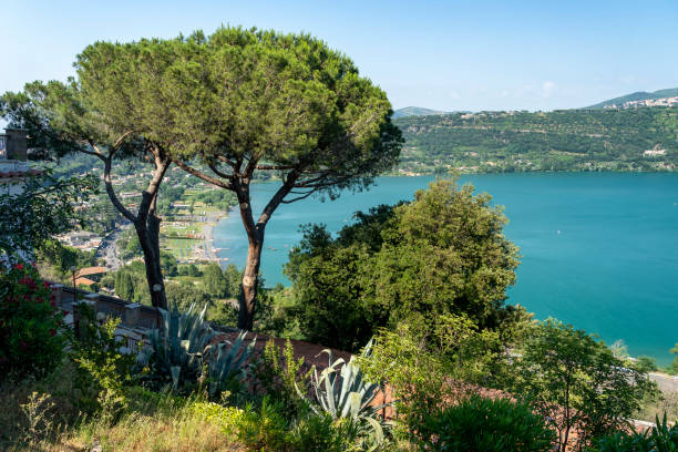 istock Albano lake seen from Castel Gandolfo 1182632329