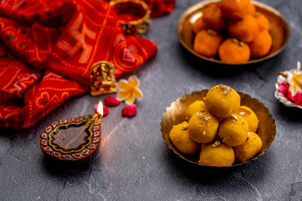 istock Motichoor Laddoo or Laddu 1182640738
