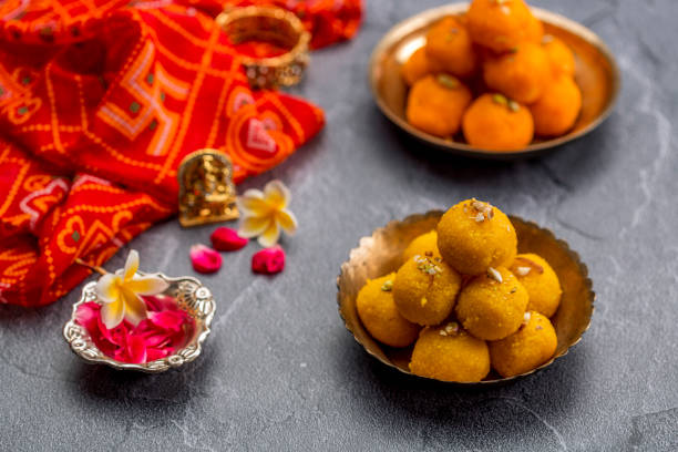 istock Motichoor Laddoo or Laddu 1182640885