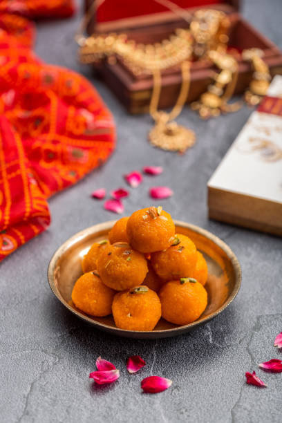 istock Motichoor Laddoo or Laddu 1182641781