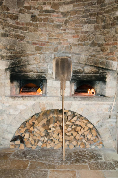 istock Stone pizza oven. Sibenik. Croatia 1182641863