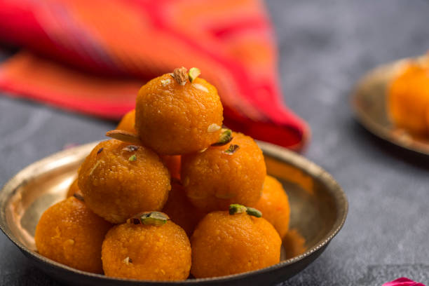 istock Motichoor Laddoo or Laddu 1182643163