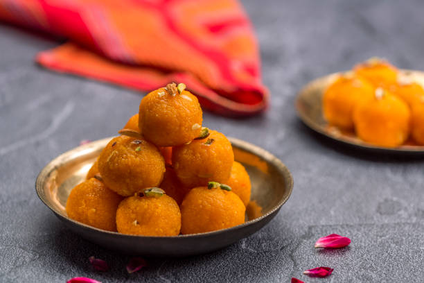 istock Motichoor Laddoo or Laddu 1182643262