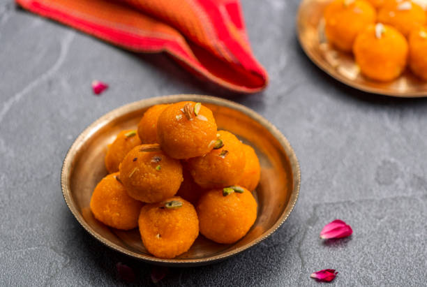 istock Motichoor Laddoo or Laddu 1182643647