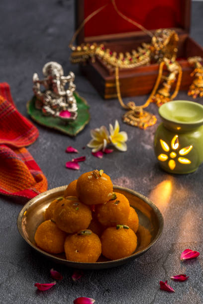 istock Motichoor Laddoo or Laddu 1182644306