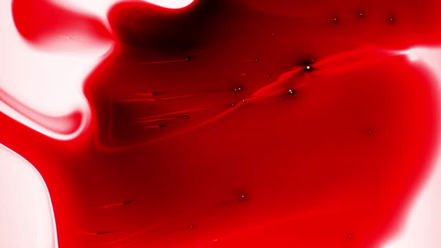 Red ink flowing in water, abstract, 4k stock video