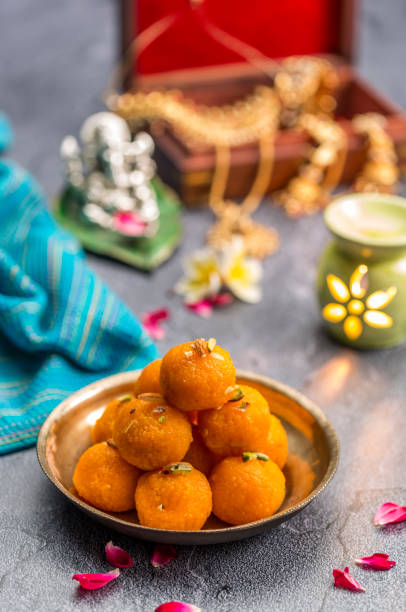 istock Motichoor Laddoo or Laddu 1182644566