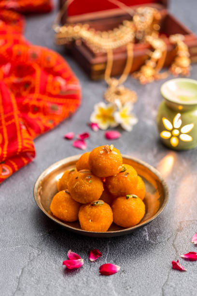 istock Motichoor Laddoo or Laddu 1182644606