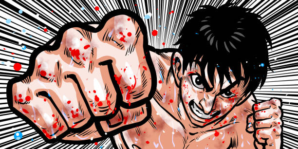 Boxing Anime Illustrations, Royalty-Free Vector Graphics & Clip Art - iStock