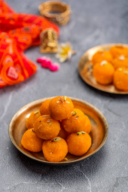 istock Motichoor Laddoo or Laddu 1182645972