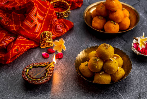 istock Motichoor Laddoo or Laddu 1182646185