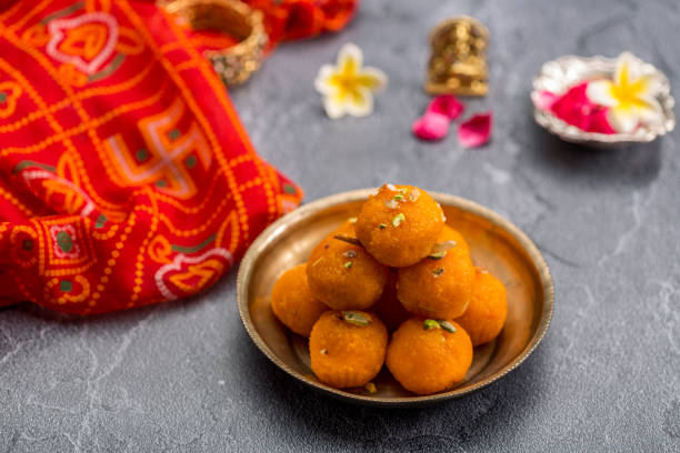 istock Motichoor Laddoo or Laddu 1182646879