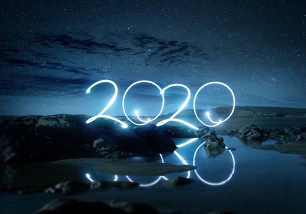 istock 2020 Happy New year Lights Landscape 1182647521