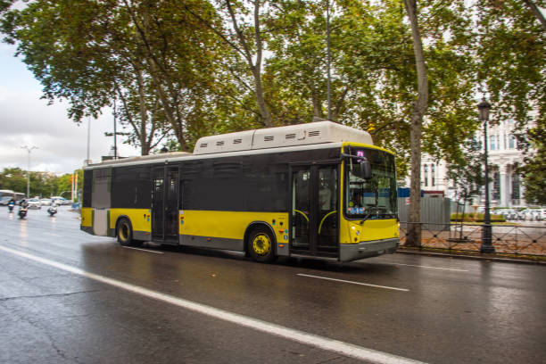 istock Yellow city bus 1182647930