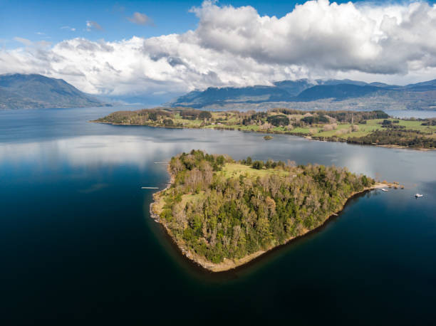 istock Island in Panguipulli Lake 1182651111
