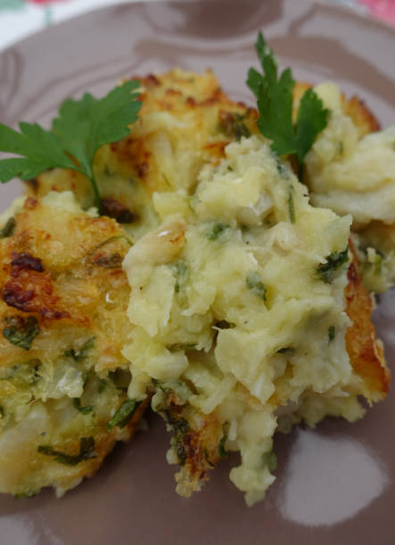 istock Cod Brandade in Gratin Meal served  Mediterranean Cuisine 1182652233
