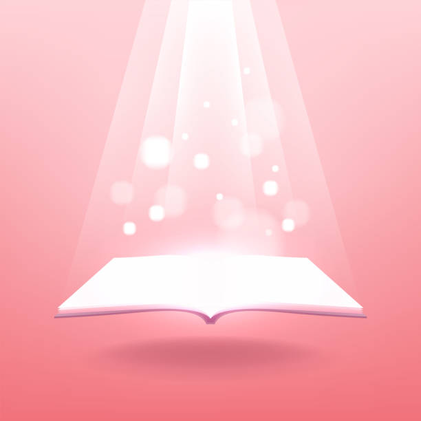 Open Magic Book Floating 120+ Open Book Floating Stock Illustrations, Royalty-Free Vector ...