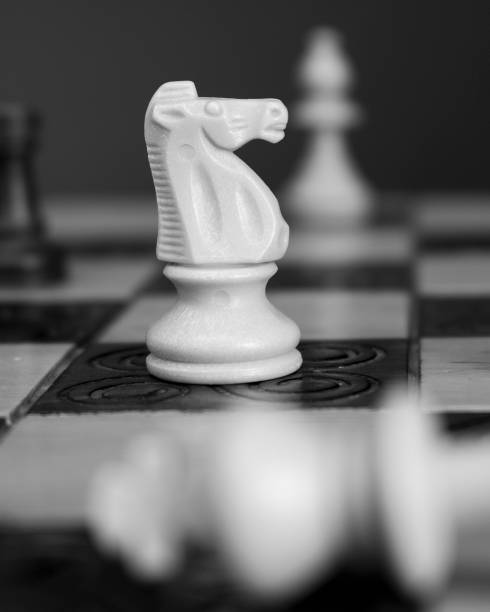 istock Chess photographed on a chessboard 1182657468