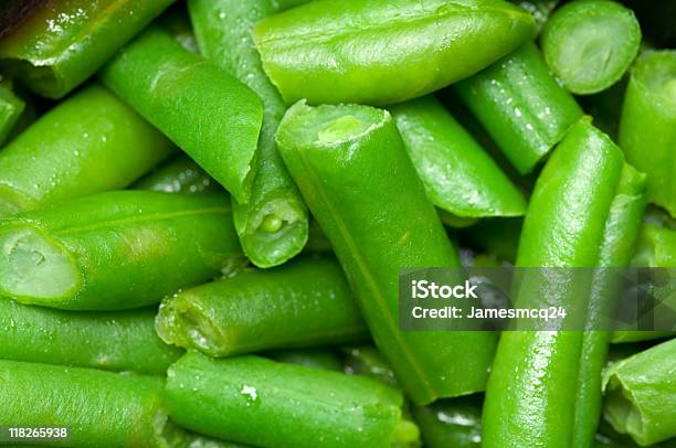 Feijão Verde - Fotografias de stock e mais imagens de Amontoar - Amontoar, Comida, Cor verde