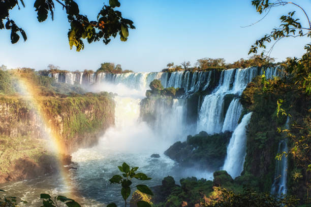 istock Beautiful View of Iguazu Falls 1182659551