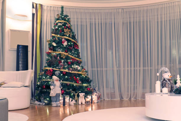 istock Traditional Christmas interior 1182660758
