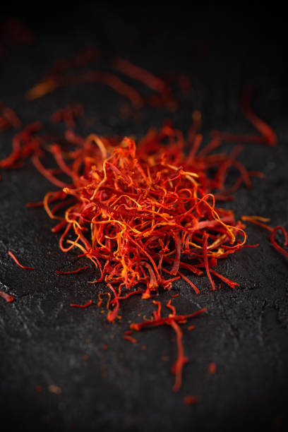 istock Saffron dry petals spices heap 1182661849