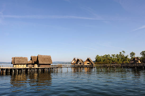istock Historic Pile Dwelling at Lake Constance Summer 118266235