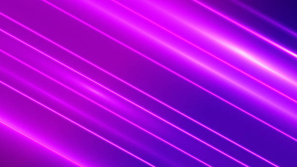 istock Abstract Neon bright lens flare colored on black background. Laser show colorful design for banners advertising technologies 1182672484