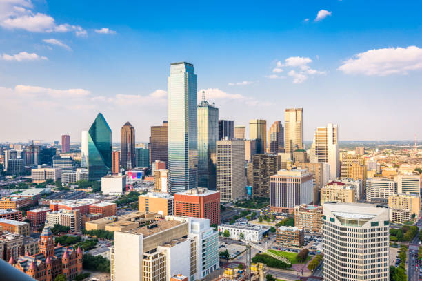 istock Dallas, Texas, USA Skyline at twilight 1182673248