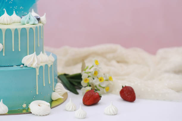 istock Confectionery flavored cakes for a holiday 1182673781