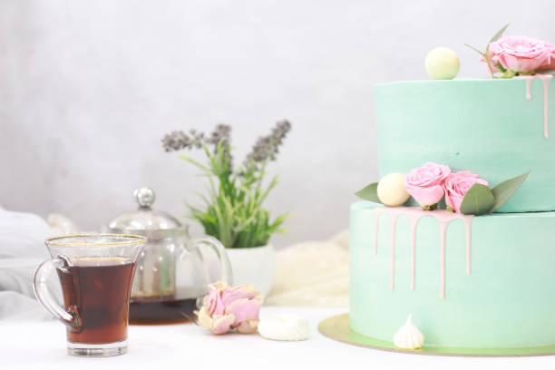 istock Confectionery flavored cakes for a holiday 1182673926