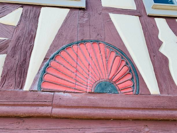 istock Half timbered house detail 1182675346