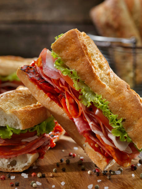 istock Italian Sandwich with Roasted Red Peppers 1182676718