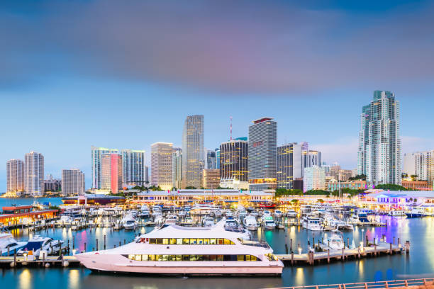 istock Miami, Florida, USA downtown skyline 1182676825