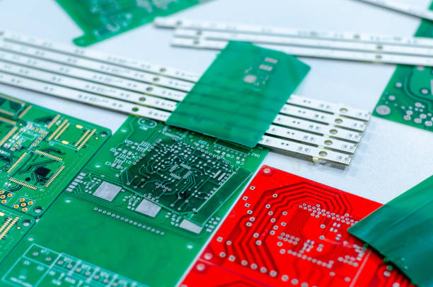 istock Close-up of electronic circuit board 1182677044