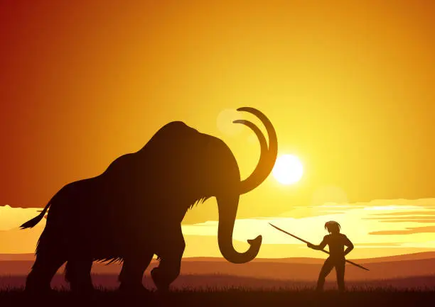 Vector illustration of Mammoth