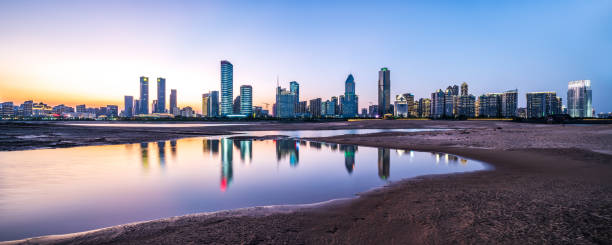 istock Shenzhen CBD business district city skyline. 1182682304