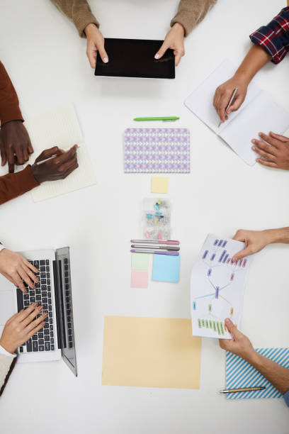 istock Business Meeting Top View 1182682700