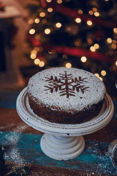 istock Christmas Cake with Dried Fruits and Nuts 1182683176